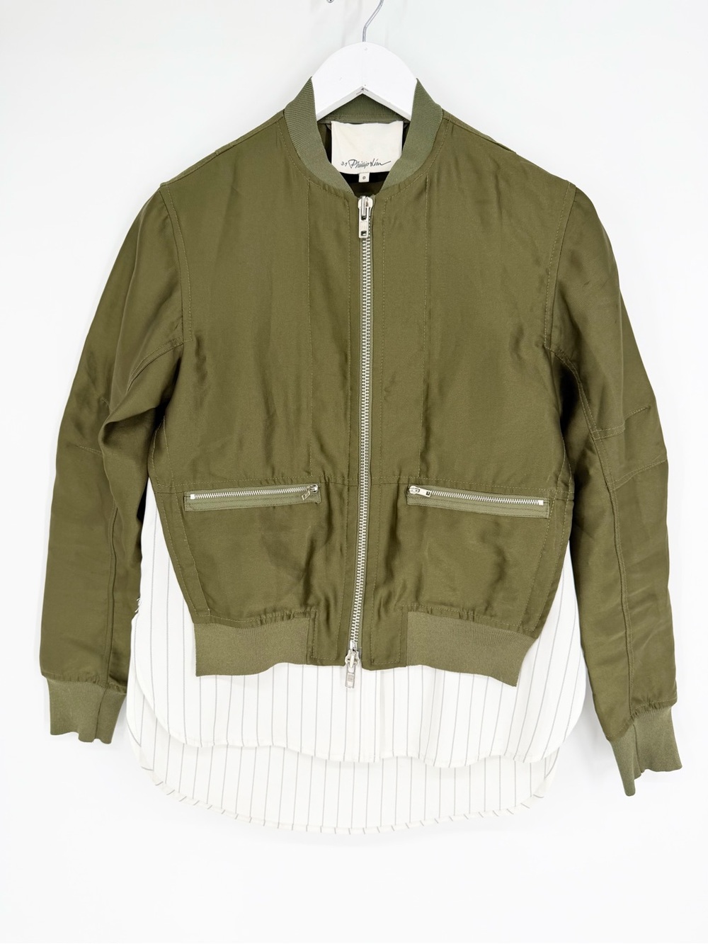 3.1 Phillip Lim Layered Bomber Jacket